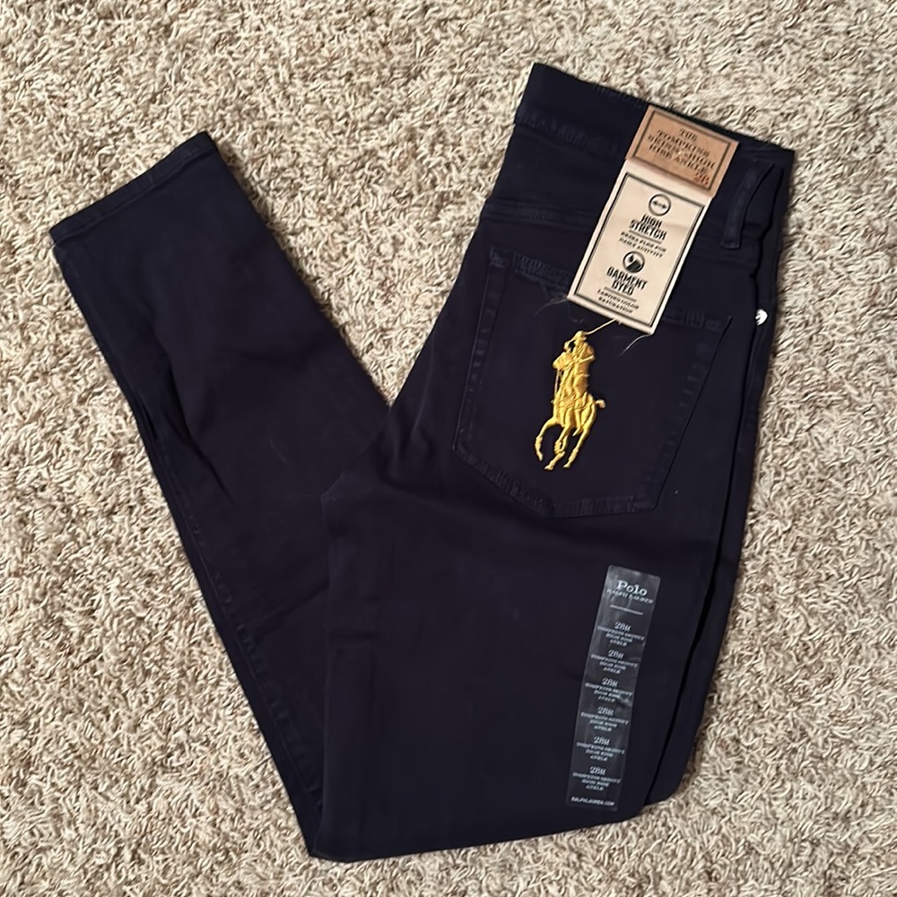 Polo Ralph Lauren-The Tompkins Skinny High Rise Ankle -Size 28R